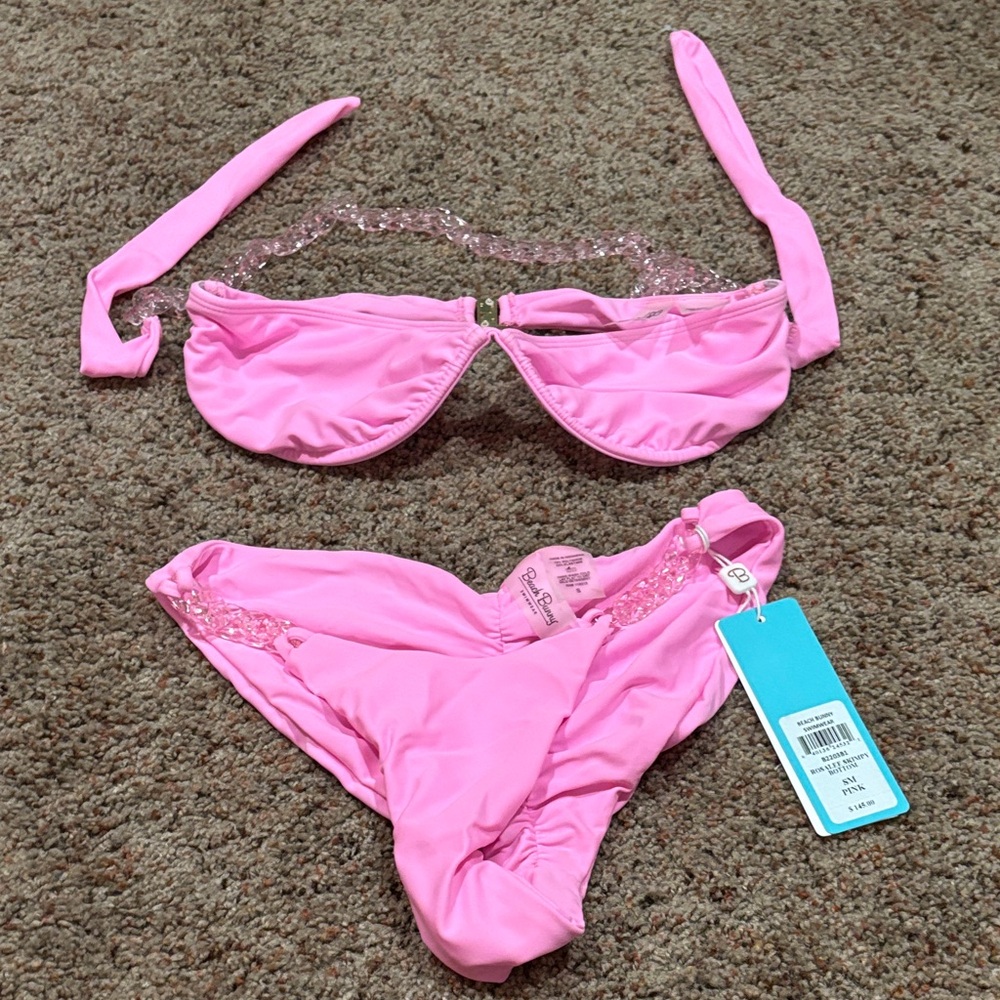 Beach Bunny Pink Bikini Set